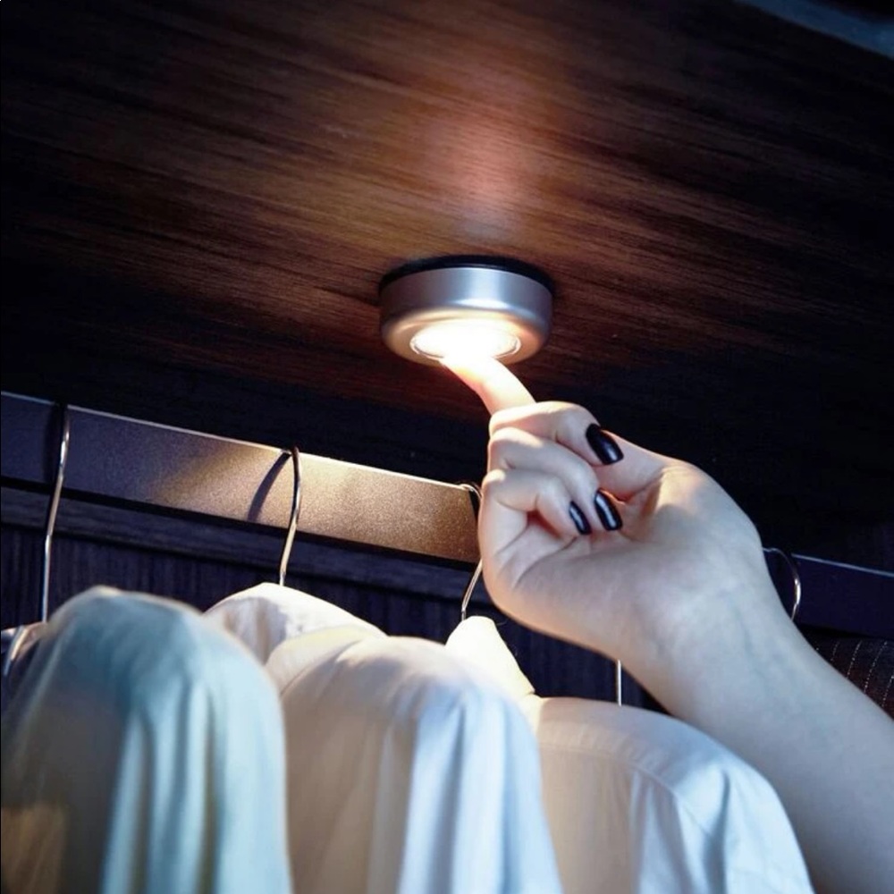 6pcs Wireless Closet Cabinet LED Touch Light-Bright